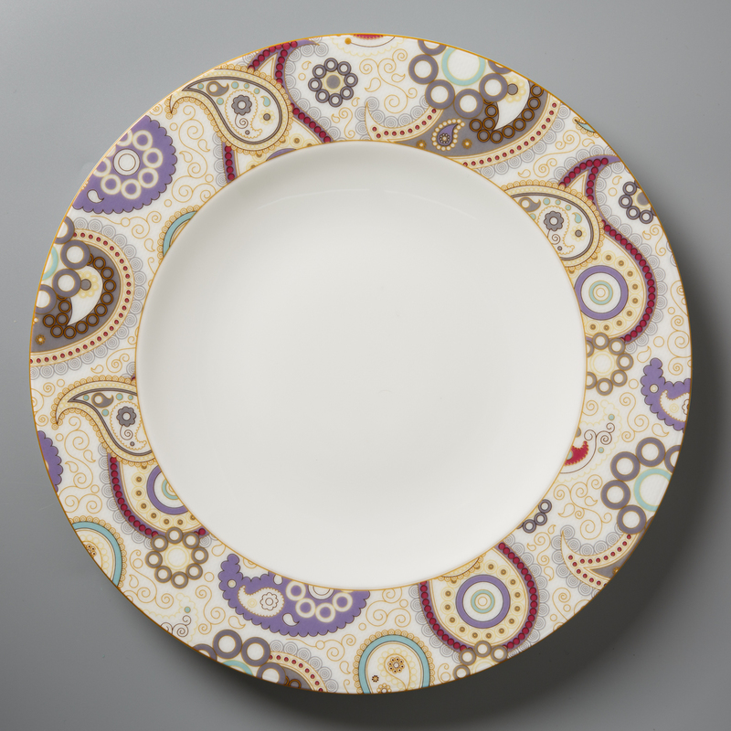 德国原产Seltmann Weiden陶瓷餐盘 西餐具佩斯利图案系列28cm