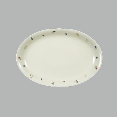 德国原产Seltmann Weiden瓷餐盘椭圆  彩色小花系列35cm 
