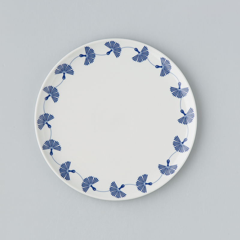 德国原产Seltmann Weiden陶瓷餐盘 蓝色律动系列盘子25cm蓝色