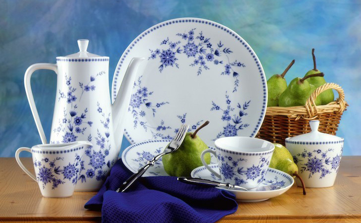 Seltmann weiden餐具蓝色青花系列