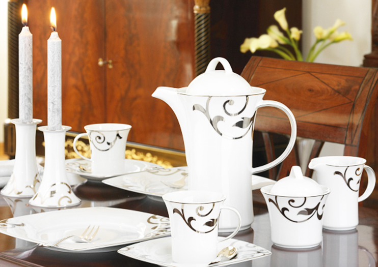 Seltmann weiden餐具铂金镶边系列