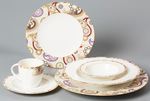 Seltmann Weiden餐具 佩斯利镶边系列