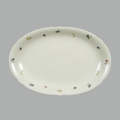 德国原产Seltmann Weiden瓷餐盘  西餐具彩色小花系列31cm