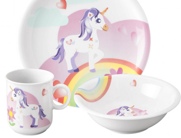 Seltmann Weiden瓷器独角兽系列三件套