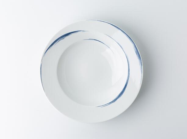 Seltmann Weiden蓝描系列瓷器餐盘正面照