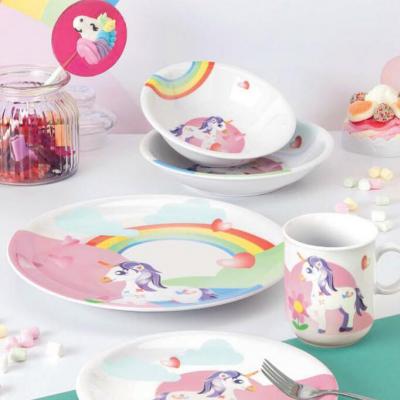 Seltmann Weiden儿童餐具三件套  独角兽系列德国原产瓷器
